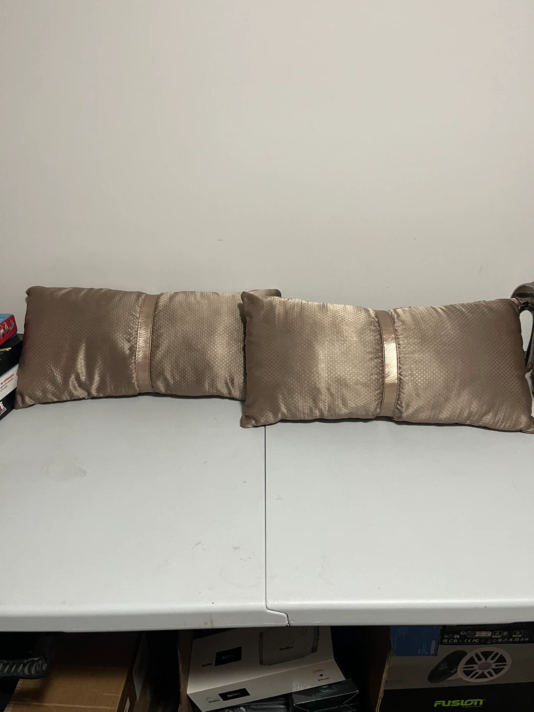 Set of 2 Decorative Bolster Pillows