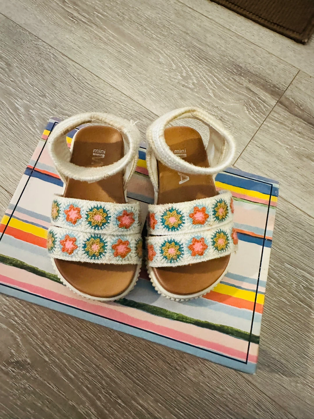 Mia Maja Crochet Sandal - Toddler / Little Kid - White size 5 - photo 2