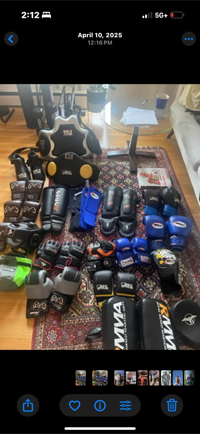 TITLE Mixed Martial Arts Training Gear Set