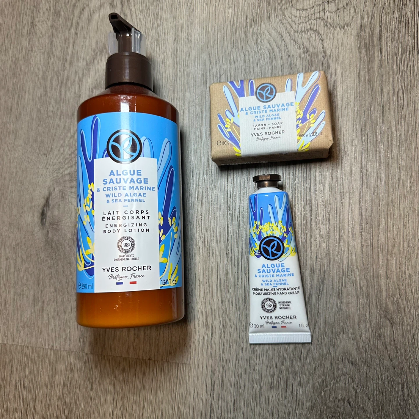 YVES ROCHER 3PCS SET Wild Algae & Sea Fennel - photo 2