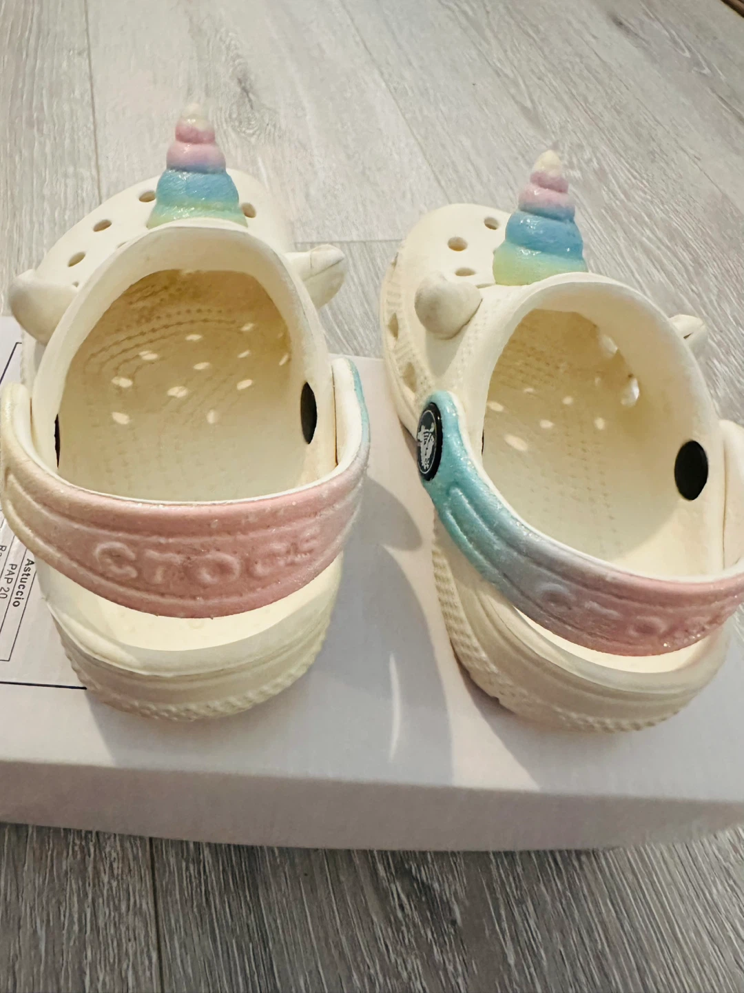 Crocs Toddler Unicorn Clog Shoes size C5 - photo 2