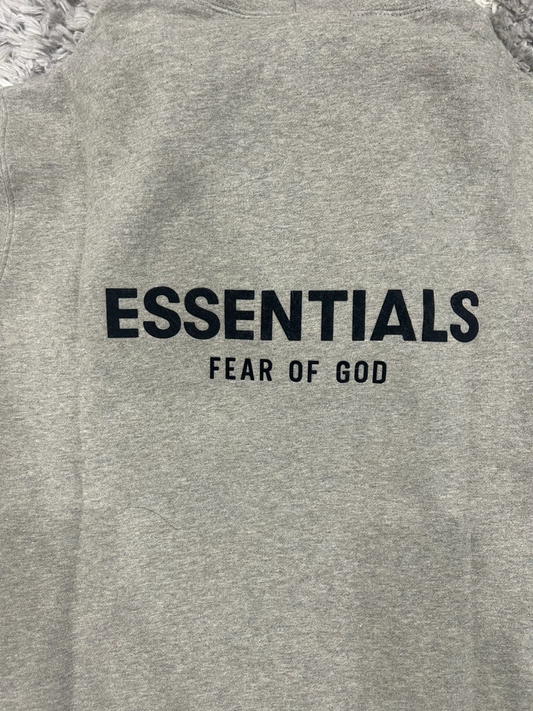 Fear of God Essentials Hoodie Grey - photo 4