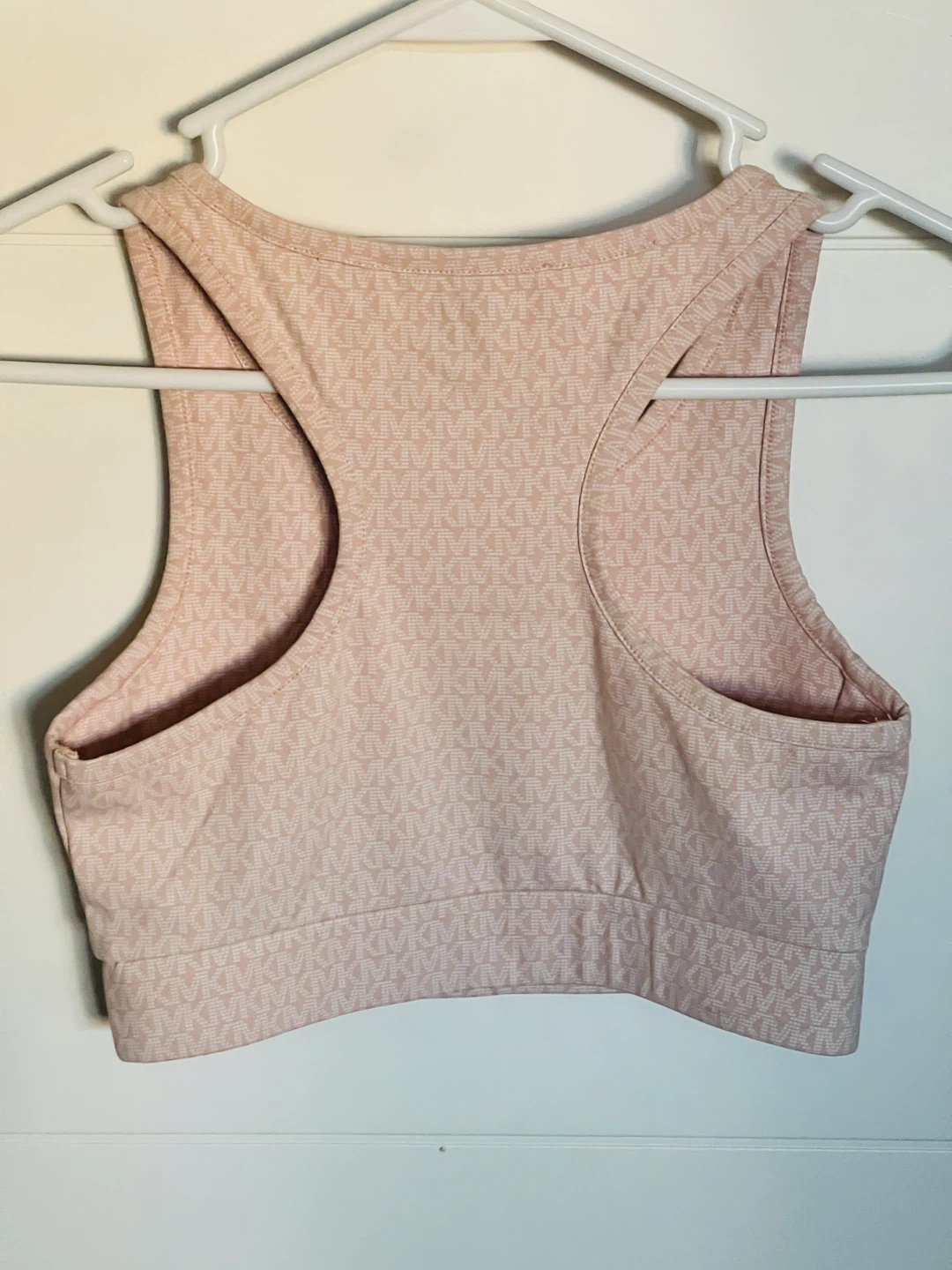 Michael Kors Sports Tank XS/TP Peach MK Logo Racerback - photo 2