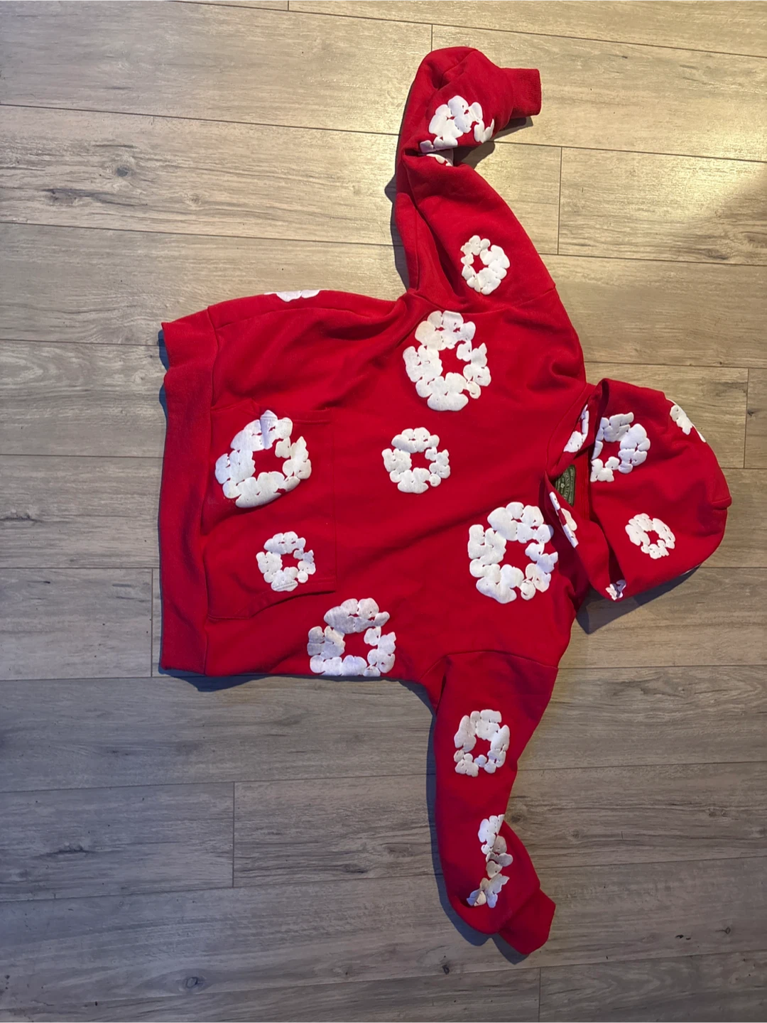Denim Tears Red Hoodie