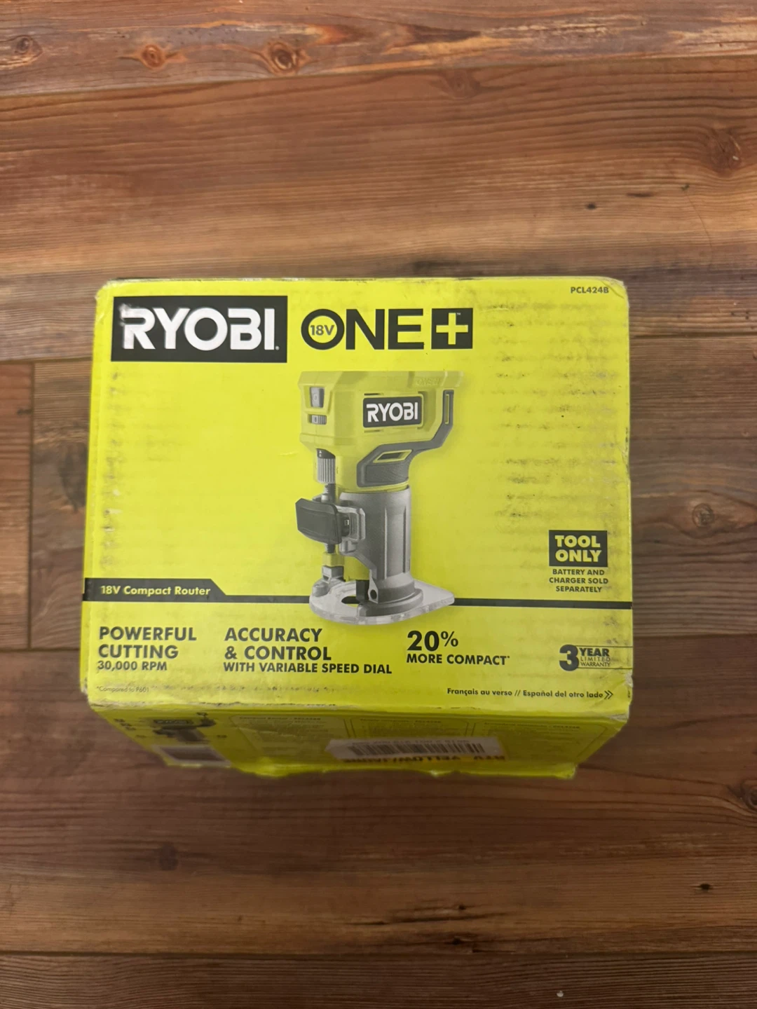 Ryobi ONE+ 18V Compact Router PCL424B (Tool Only)