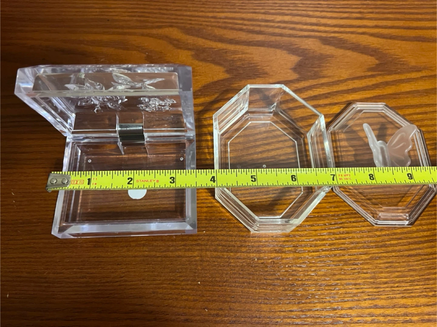 VINTAGE ACRYLIC/LUCITE TRINKET BOXES - photo 5