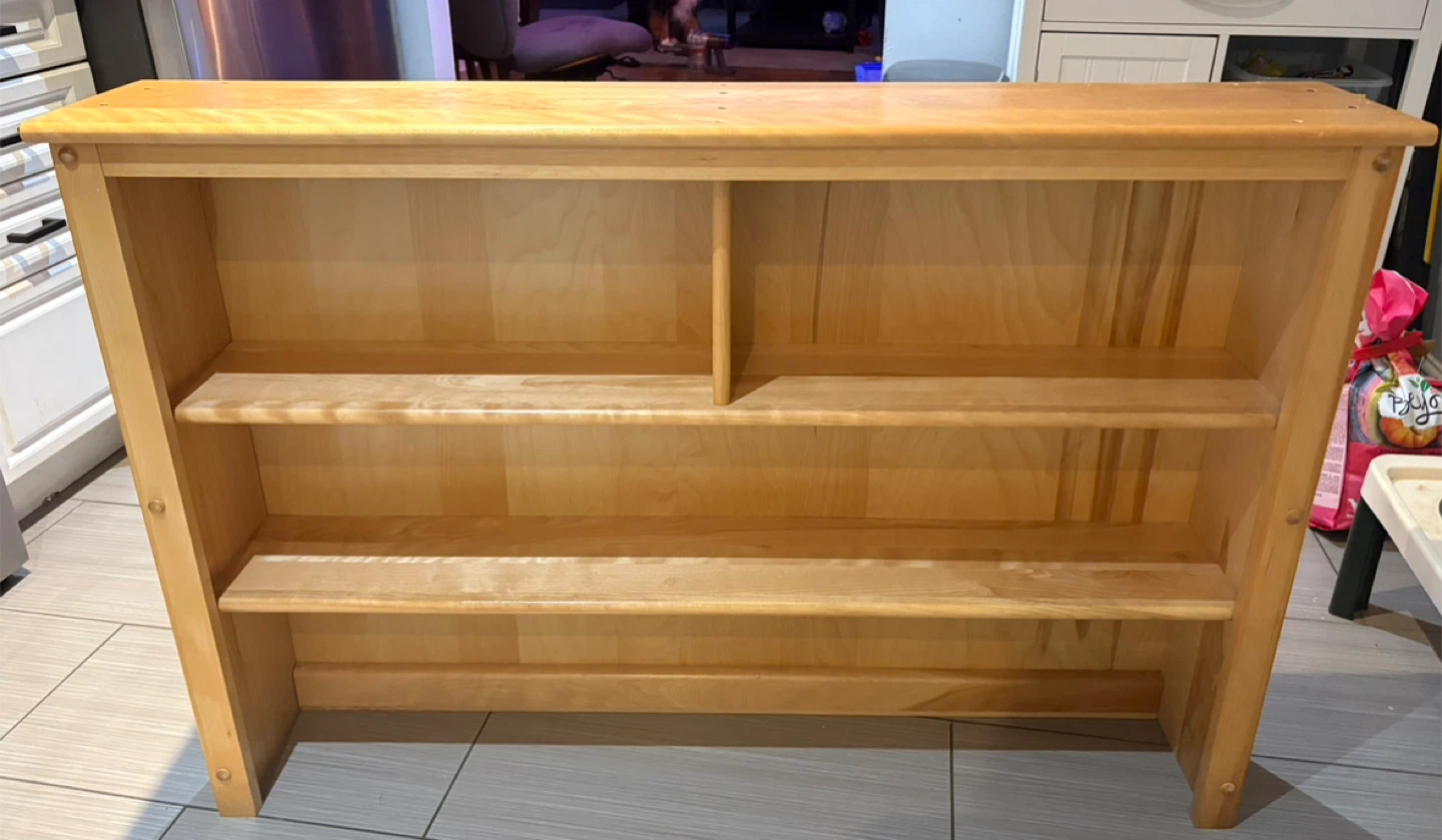 Light Wood Desk with Hutch and Storage - photo 4