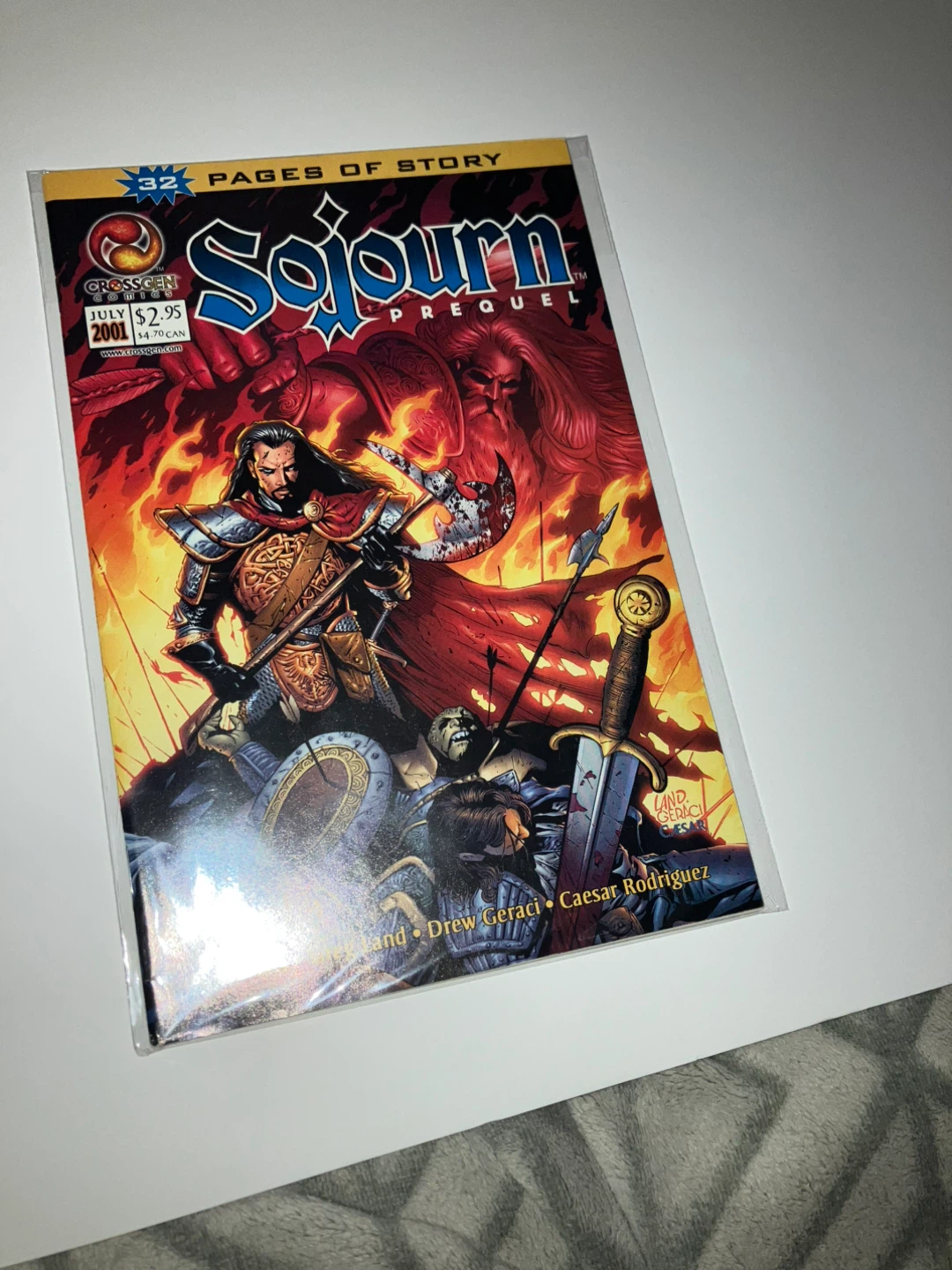 Sojourn Prequel Crossgen Comics Marz Land Geraci Rodriguez 2001