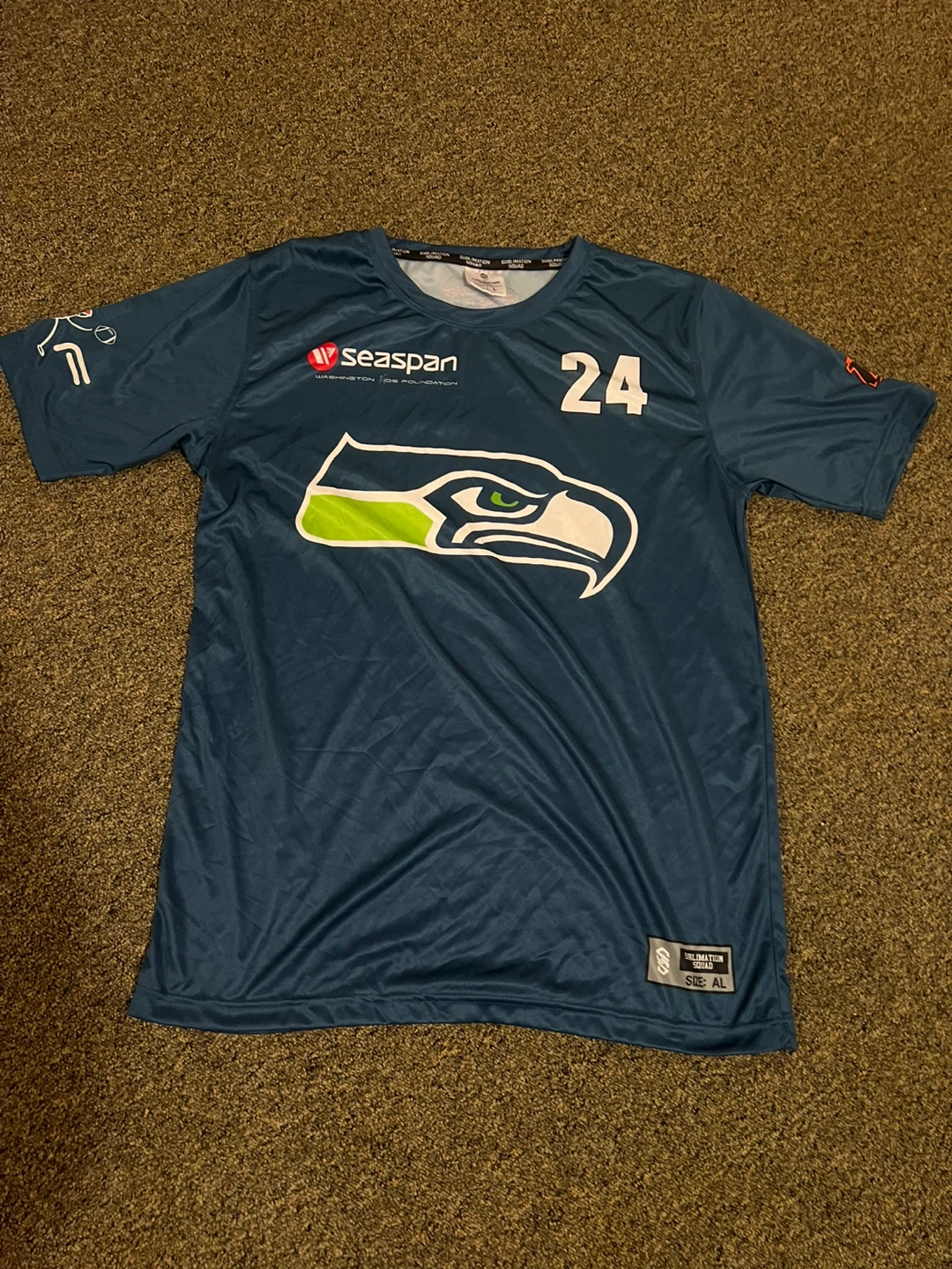 Seattle Seahawks Jersey #24 Seaspan