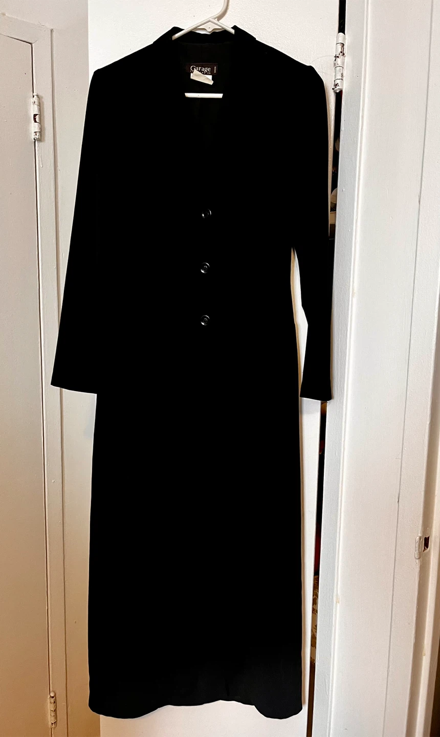 Garage Black Spring/Fall light long elegant coat - photo 4