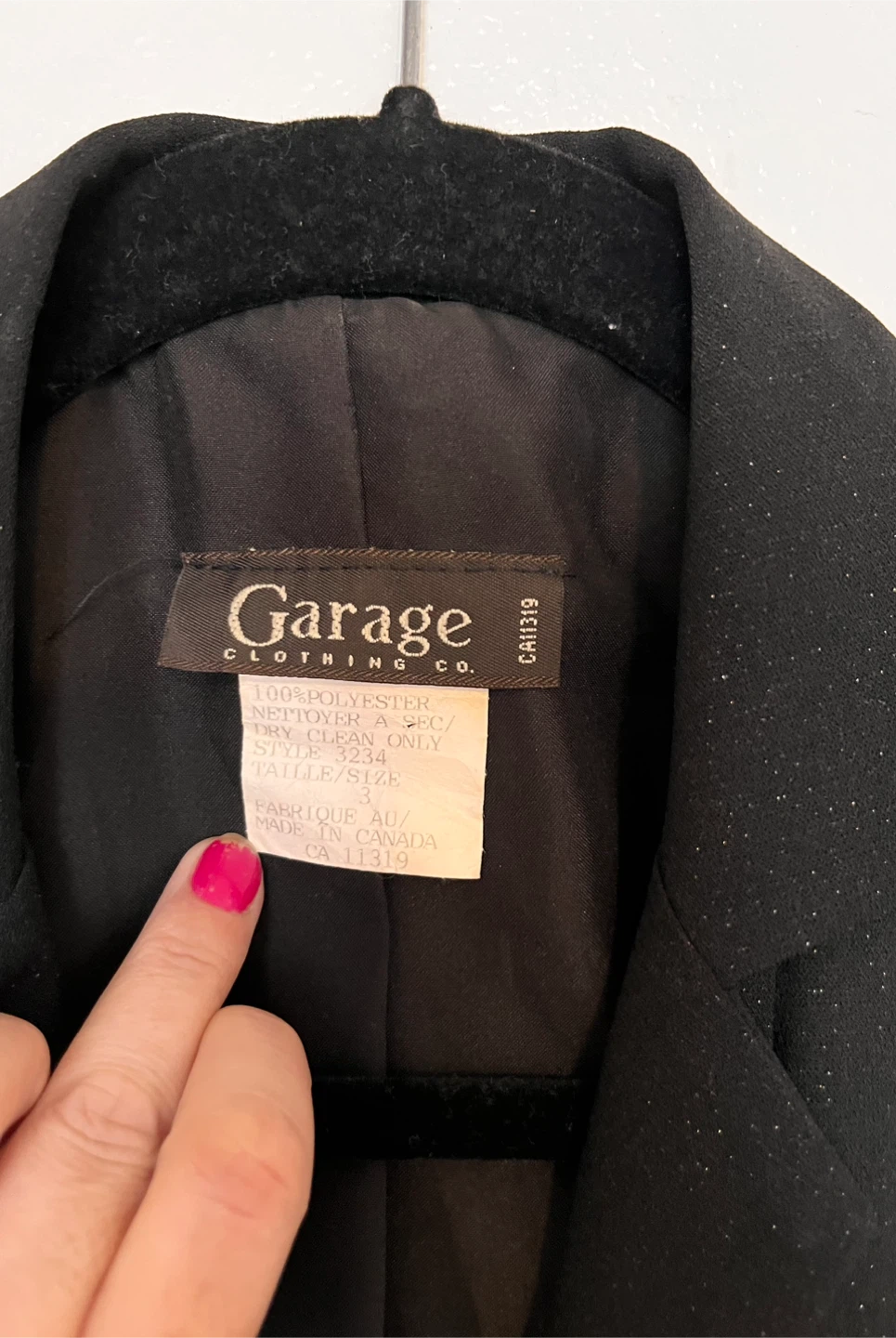 Garage Black Spring/Fall light long elegant coat - photo 3