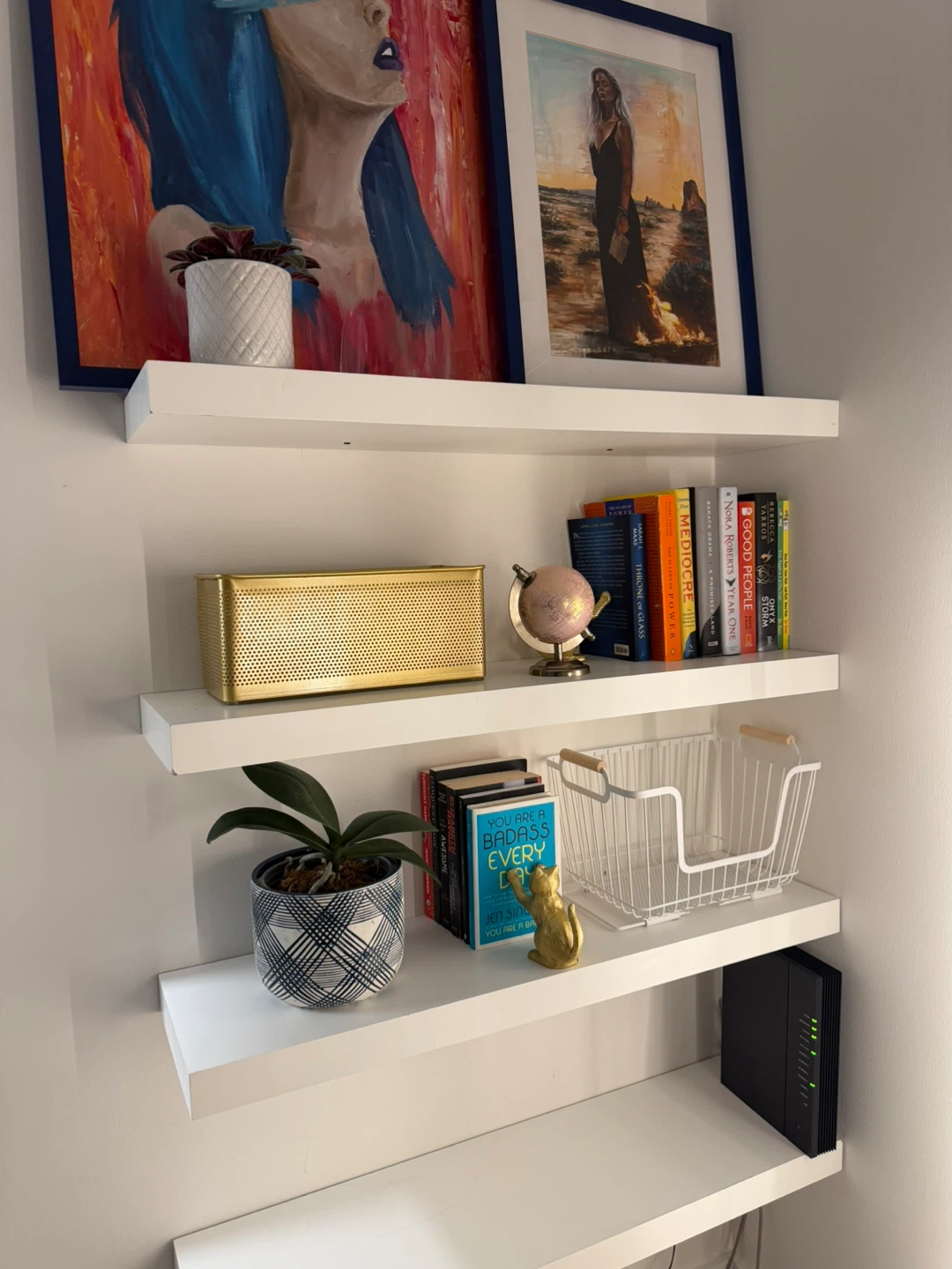 White Floating Shelf - photo 4