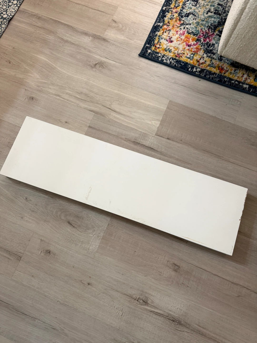 White Floating Shelf
