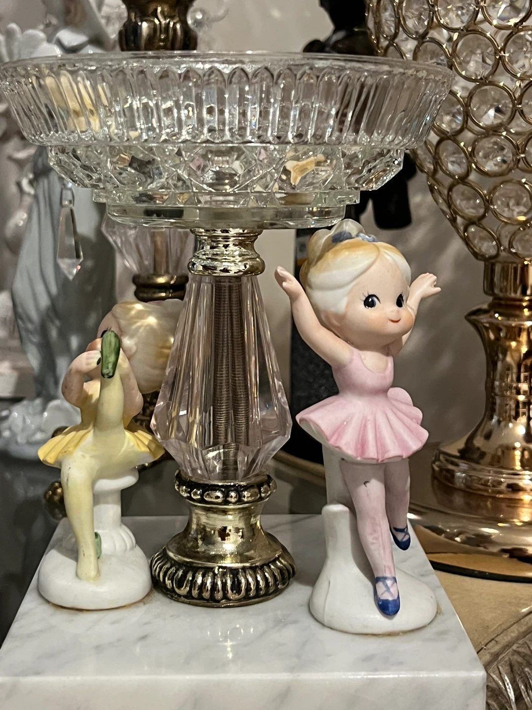 Vintage Ballerina Candlestick Holder