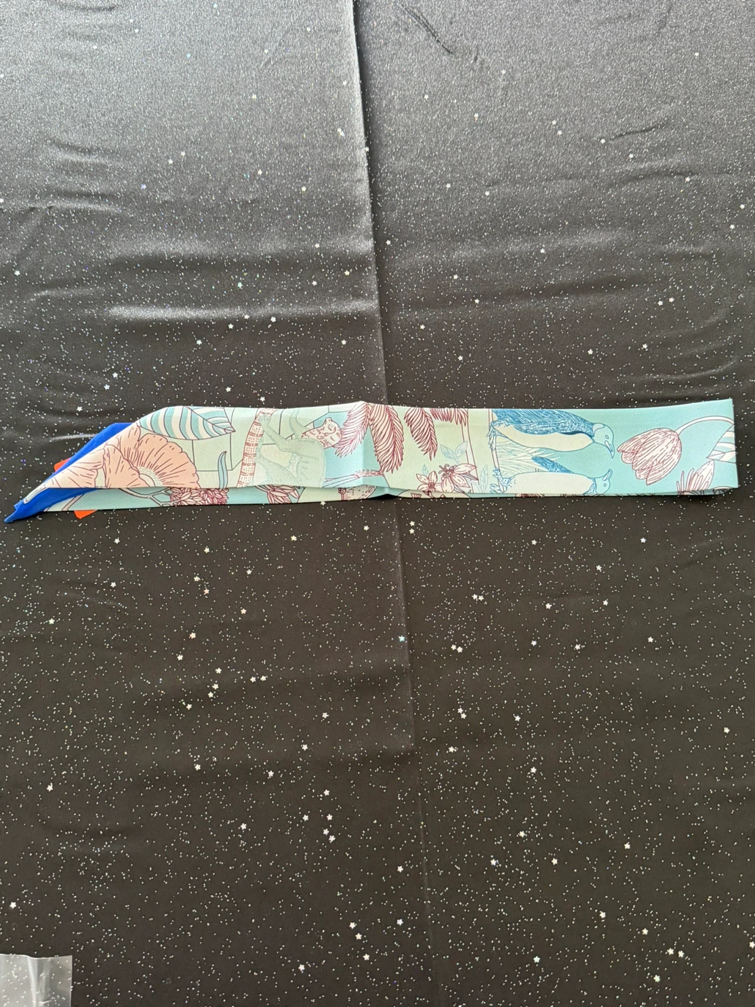 Designer Silk Scarf Twilly - photo 2