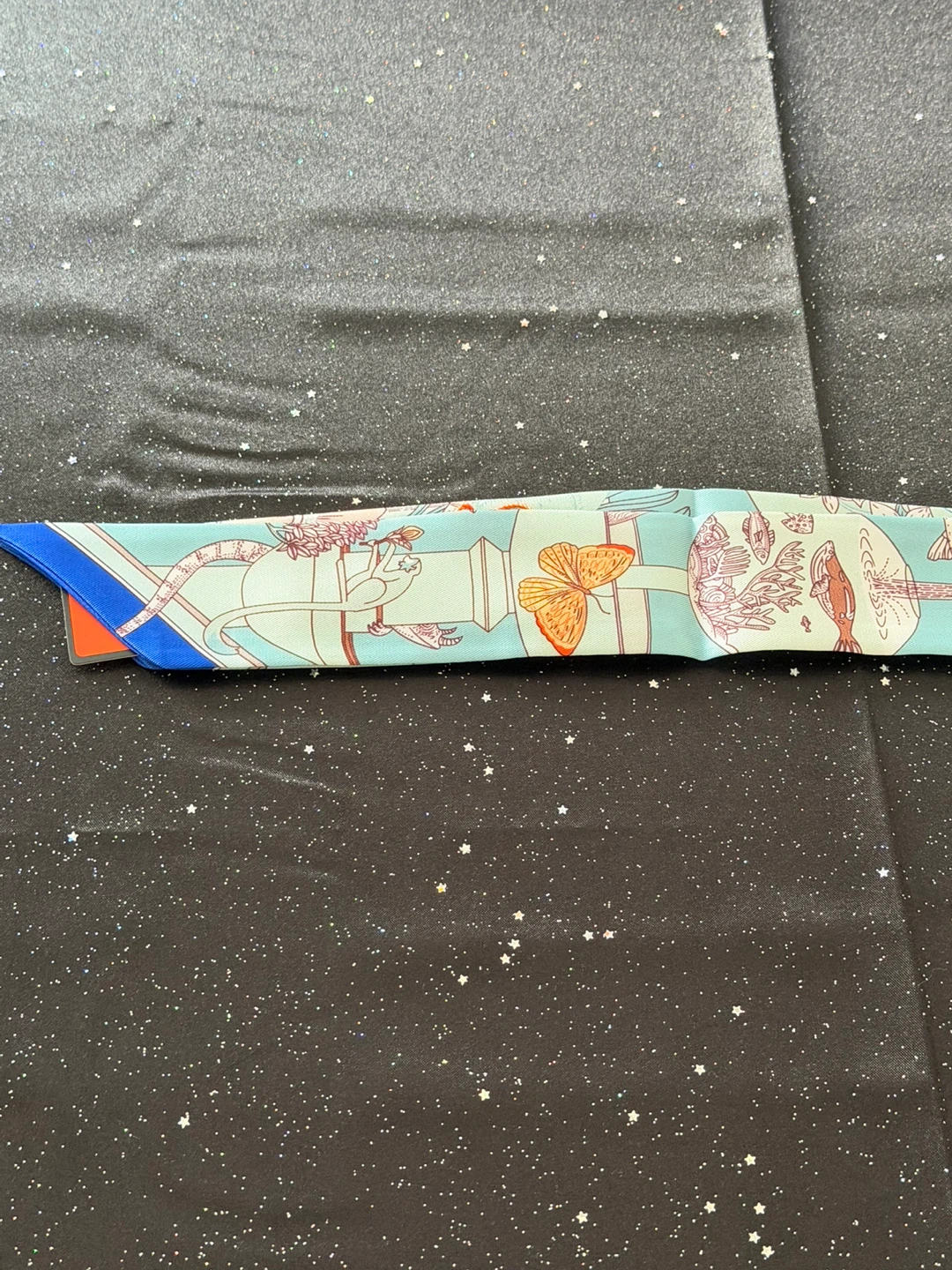 Designer Silk Scarf Twilly