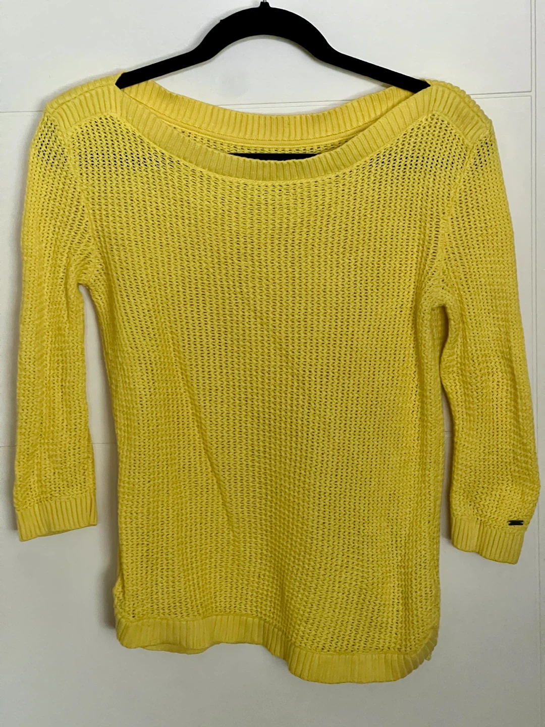 Tommy Hilfiger Yellow Knit Sweater - XS