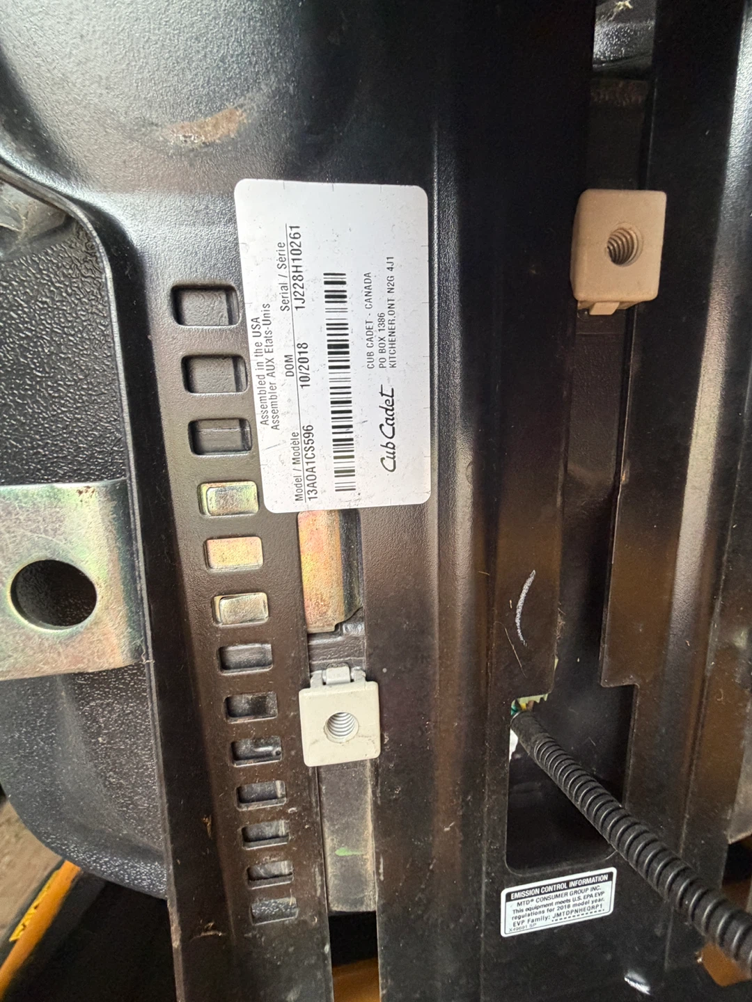 Cub Cadet LT42 Riding Lawn Mower - photo 2