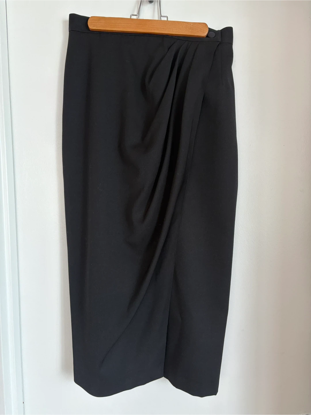 Claude Jaworski Black Midi Skirt