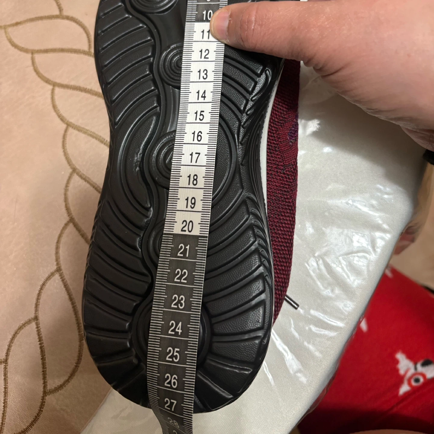 Fashion Sneakers Athletic Shoes Burgundy - photo 2