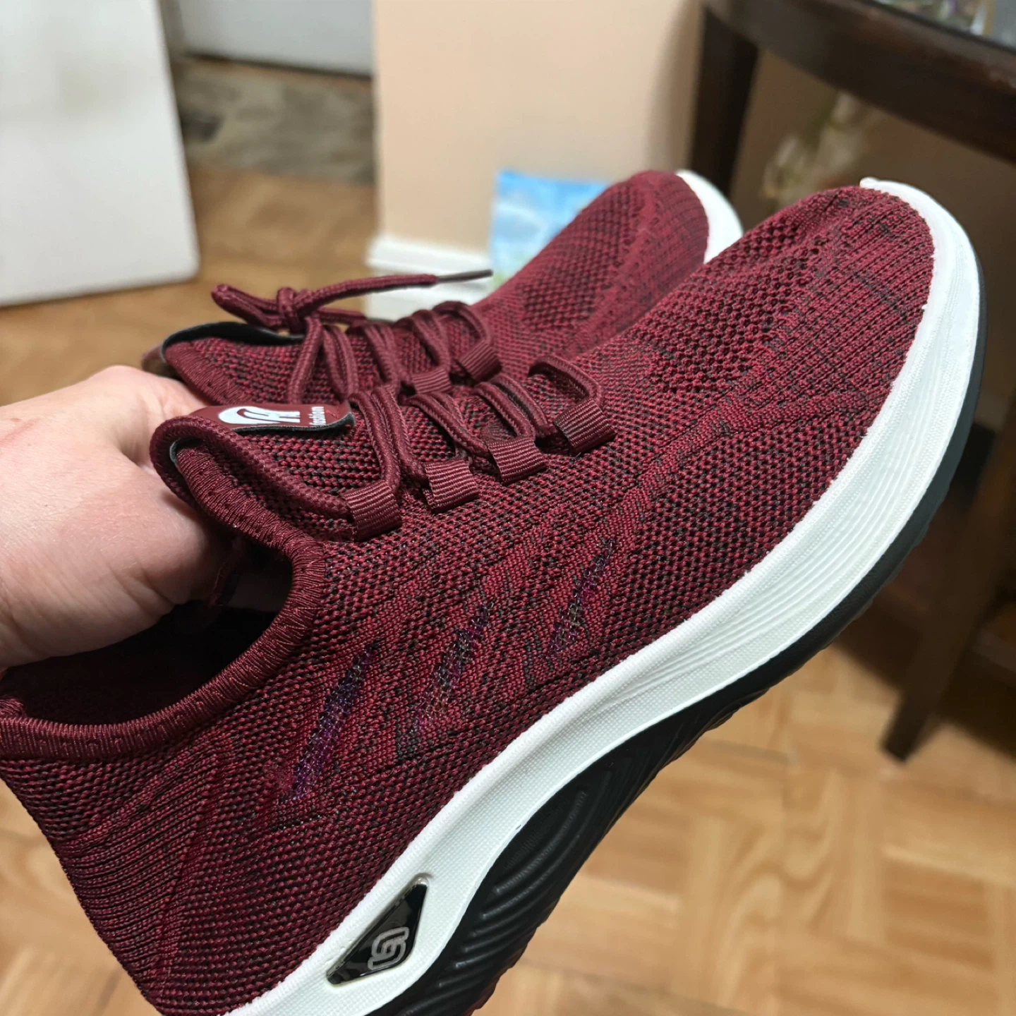 Fashion Sneakers Athletic Shoes Burgundy - photo 5