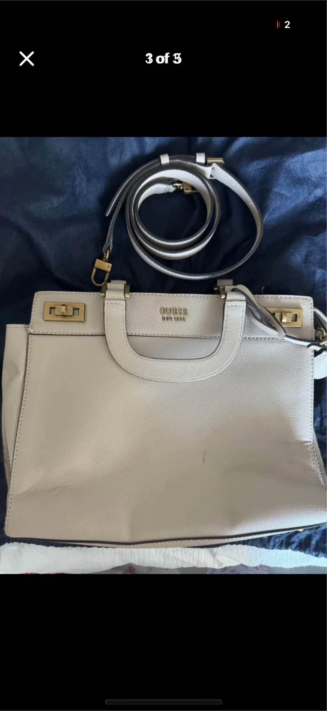 Guess Women's Beige Satchel Handbag - photo 2