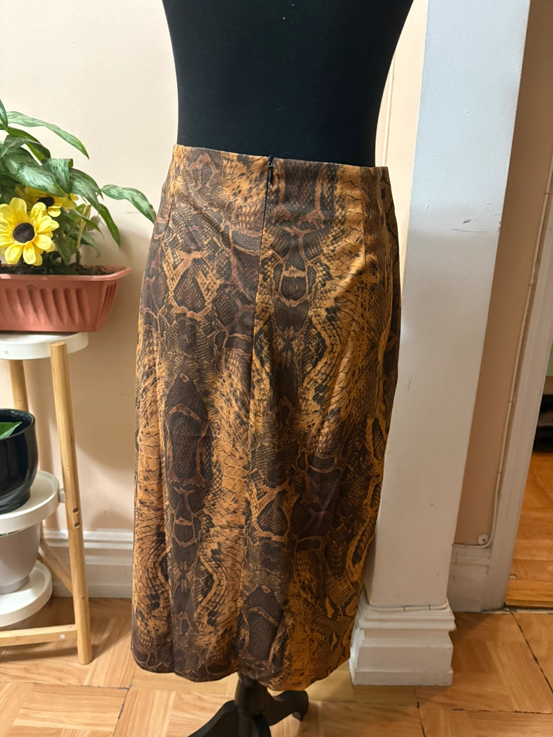 Haute Monde Snake Print Pencil Skirt Size L - photo 4