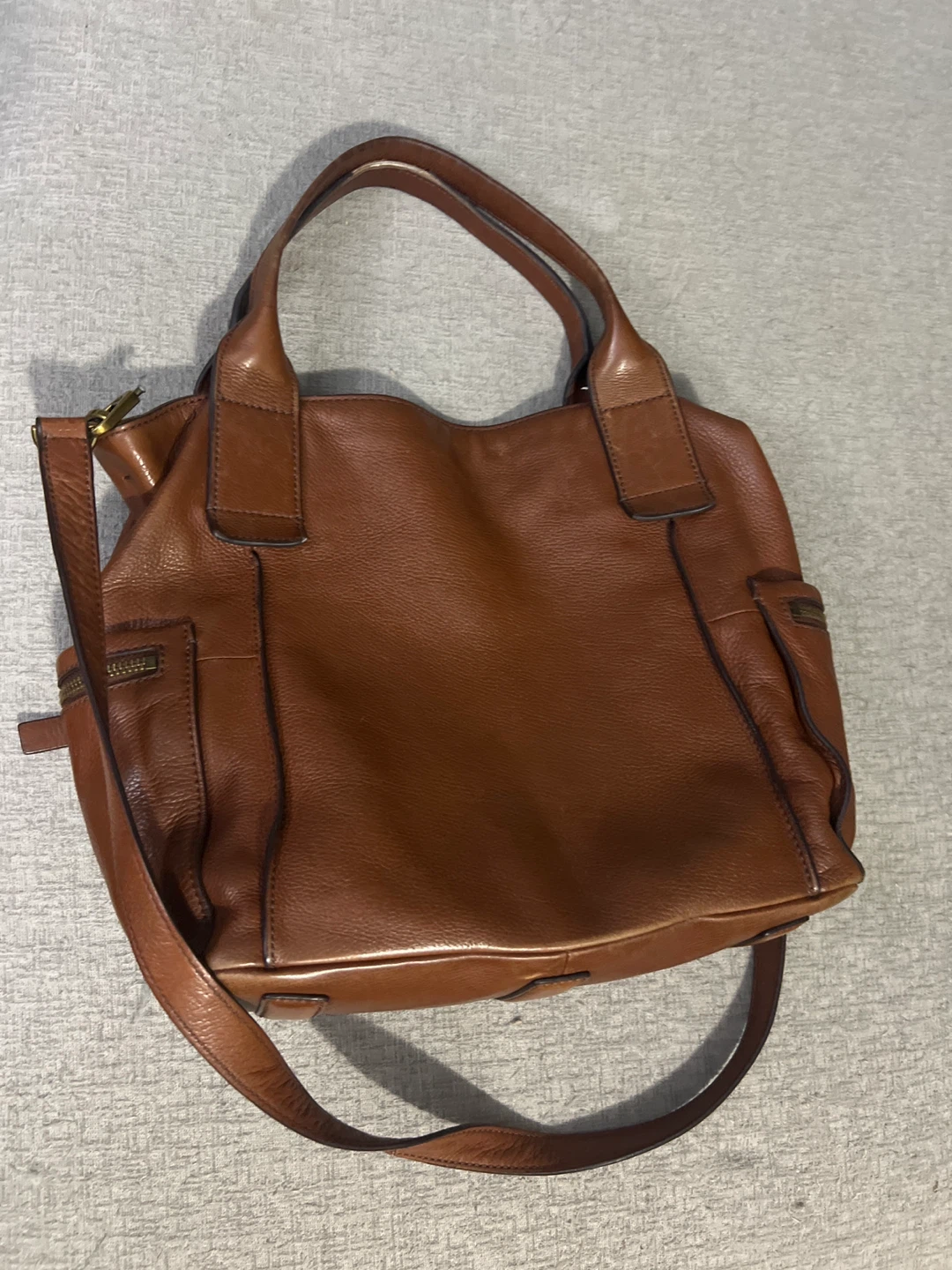 Fossil Brown Leather Handbag