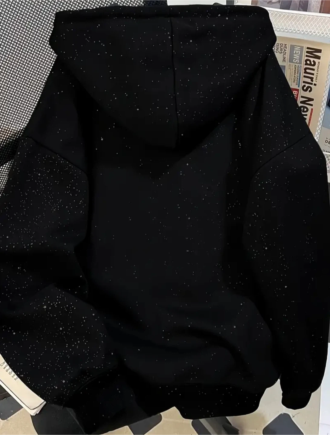 New Black hoodie with teddy bear - photo 2