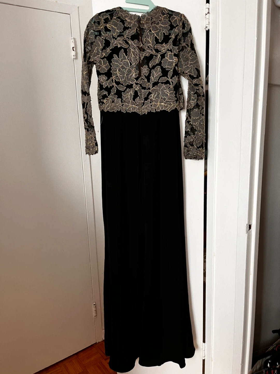 Tadashi Shoji Black Evening Dress Size 6 - photo 5