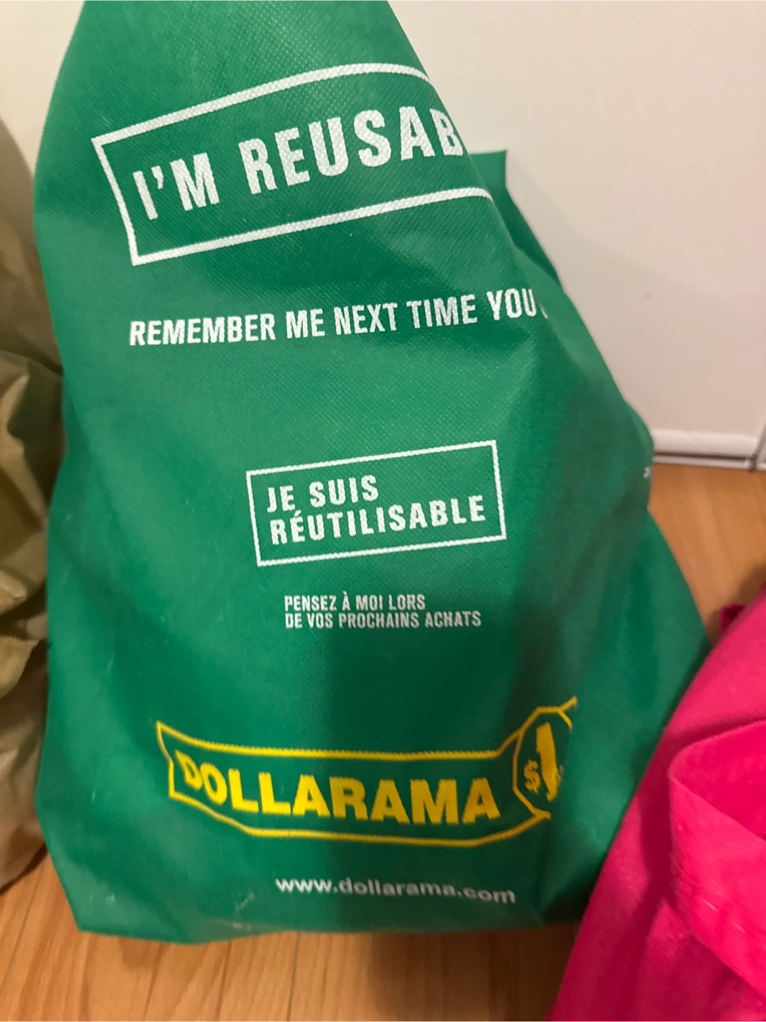 I have a bag of clothings
