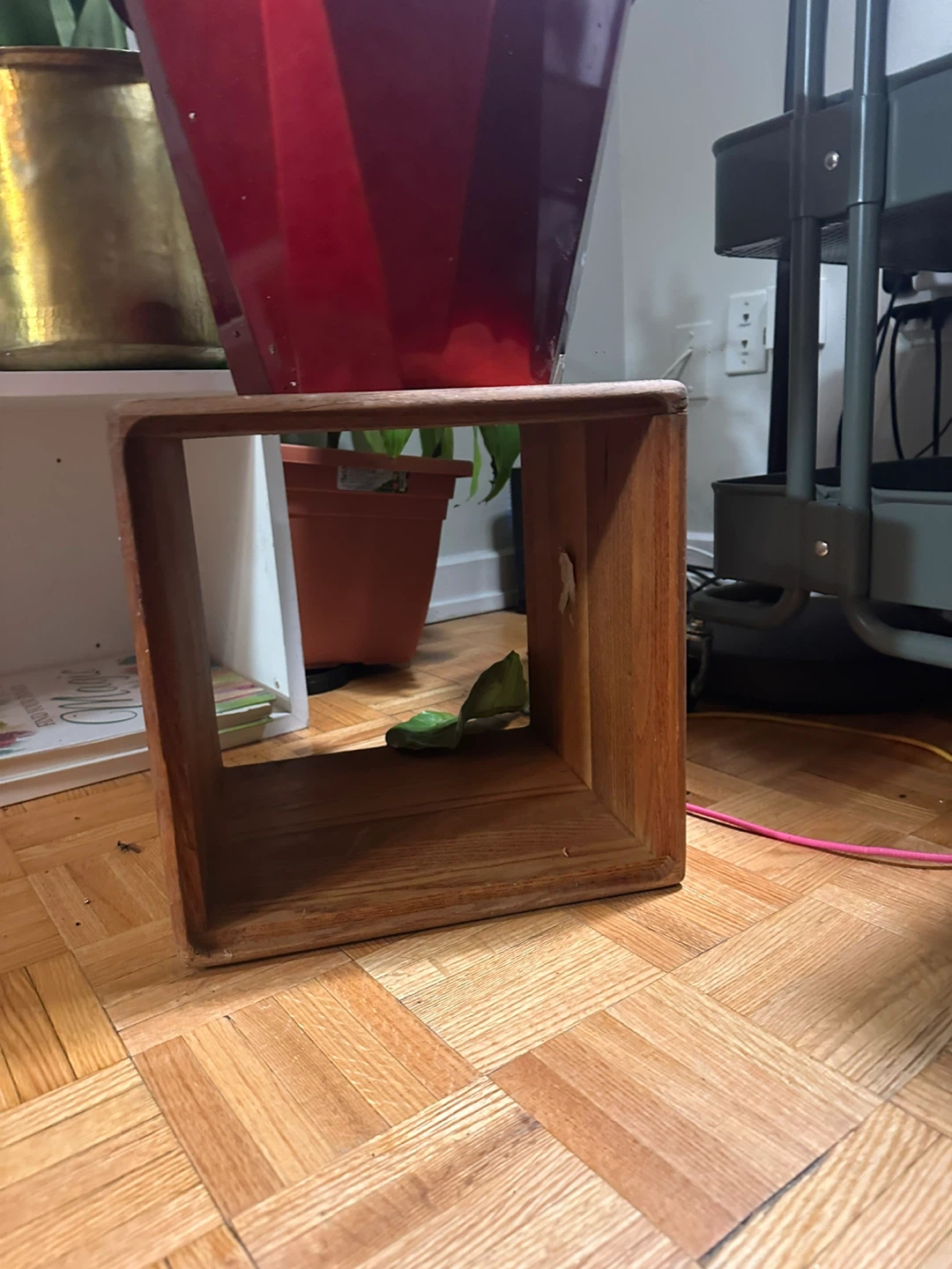 Wooden Cube Shelf/Stand - photo 2