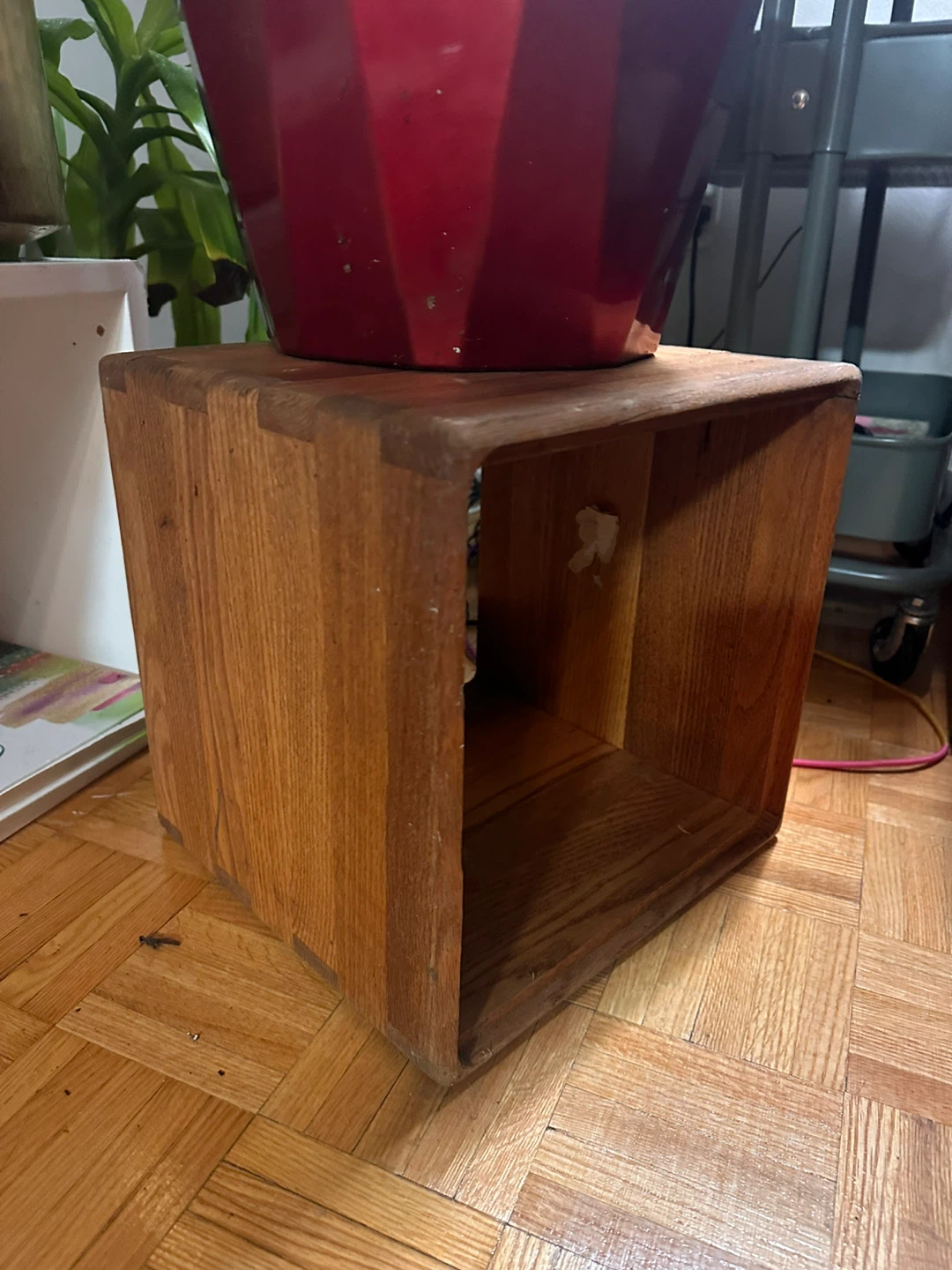 Wooden Cube Shelf/Stand - photo 3