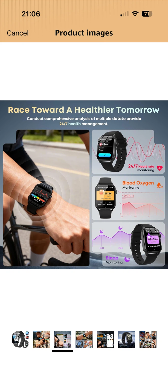 Smart Watch Fitness Tracker TK29 - photo 3