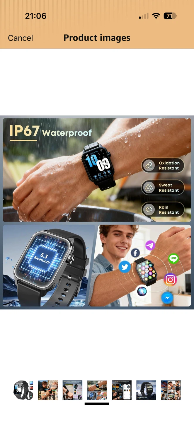 Smart Watch Fitness Tracker TK29 - photo 4