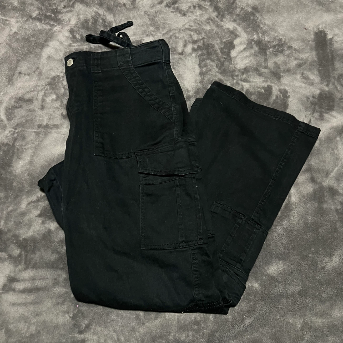 Wide Leg Cargo Pants - photo 2