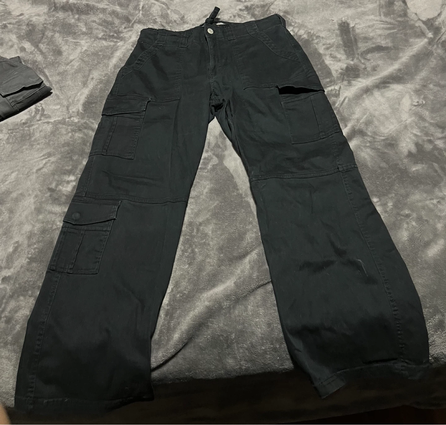 Wide Leg Cargo Pants - photo 4
