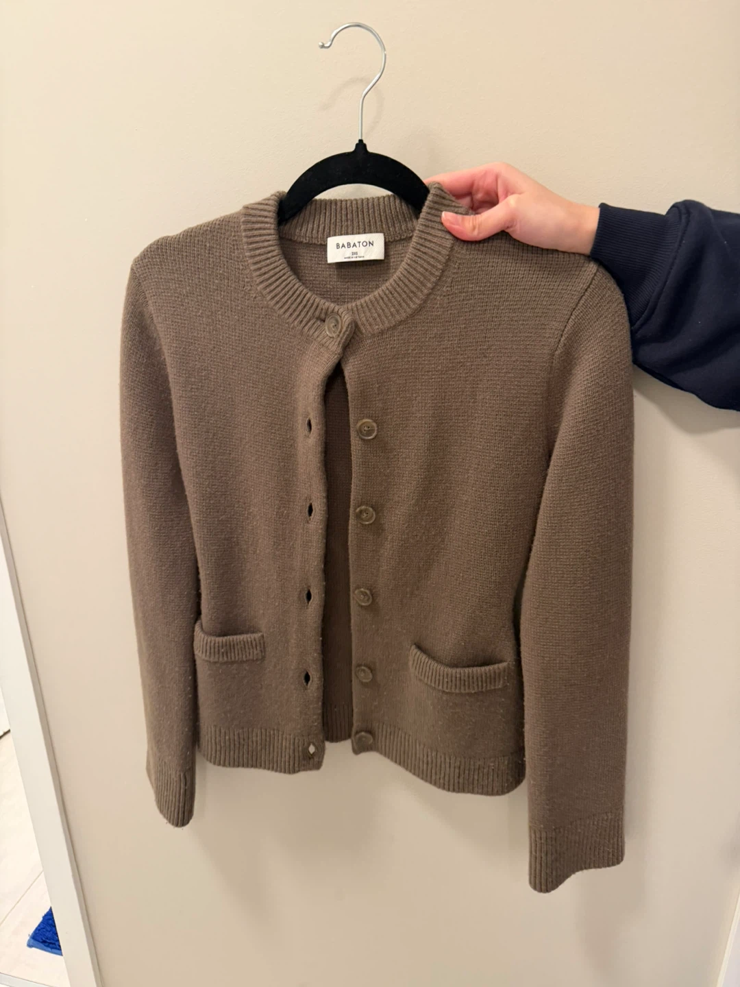 Aritzia meraki merino wool cardigan