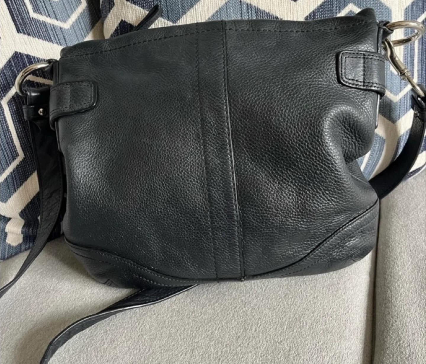 Coach Black Leather Shoulder Bag - photo 3