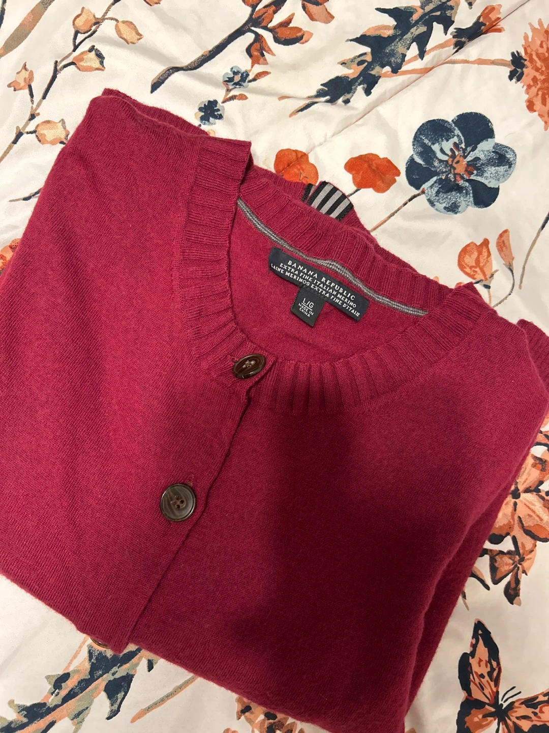 Banana Republic Merino Wool Blend Cardigan Sweater
