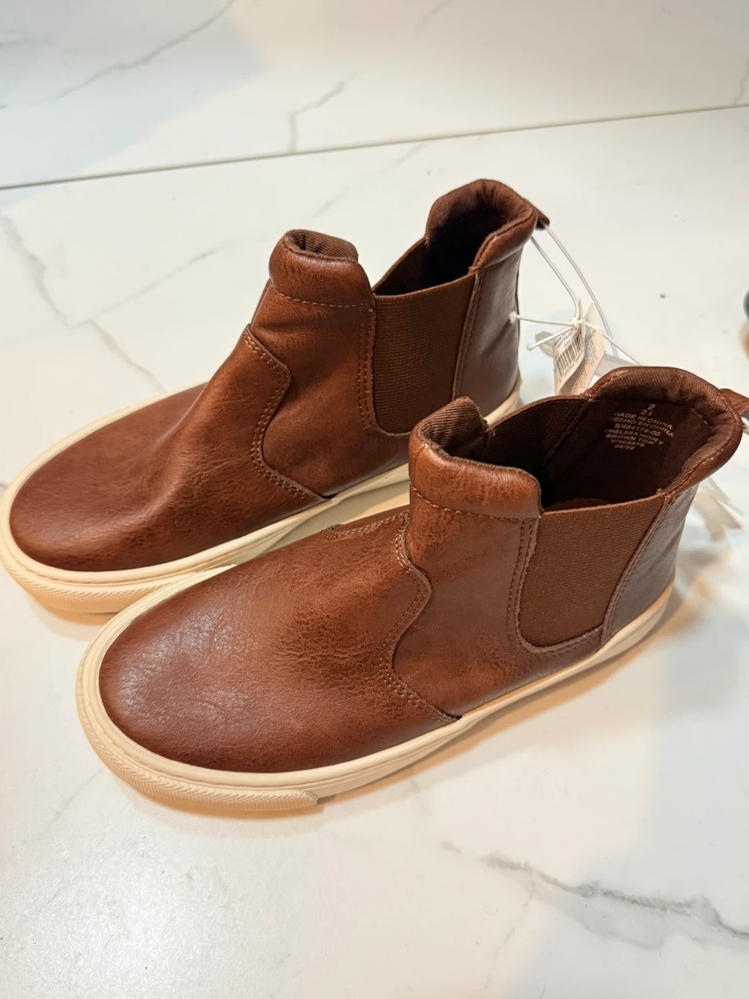 Old Navy Brown Slip-On Boots size 2 - photo 3