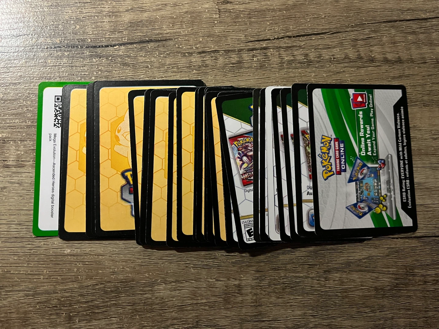 Pokemon Code Cards (Unused)