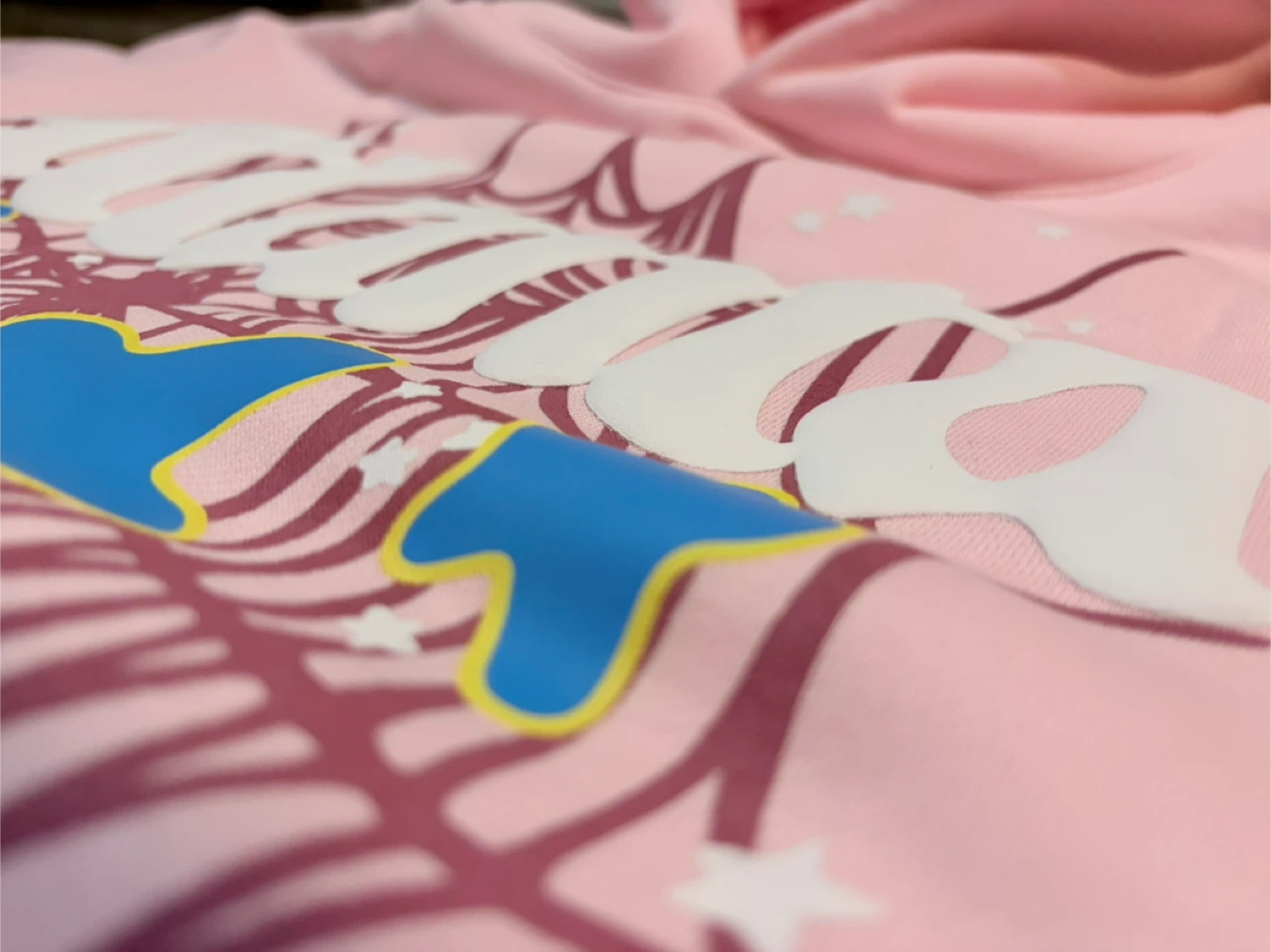 Pink Graphic Hoodie - Size M - photo 2