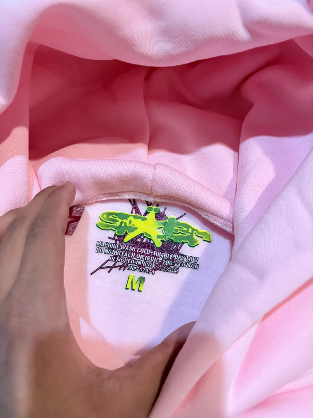 Pink Graphic Hoodie - Size M - photo 3