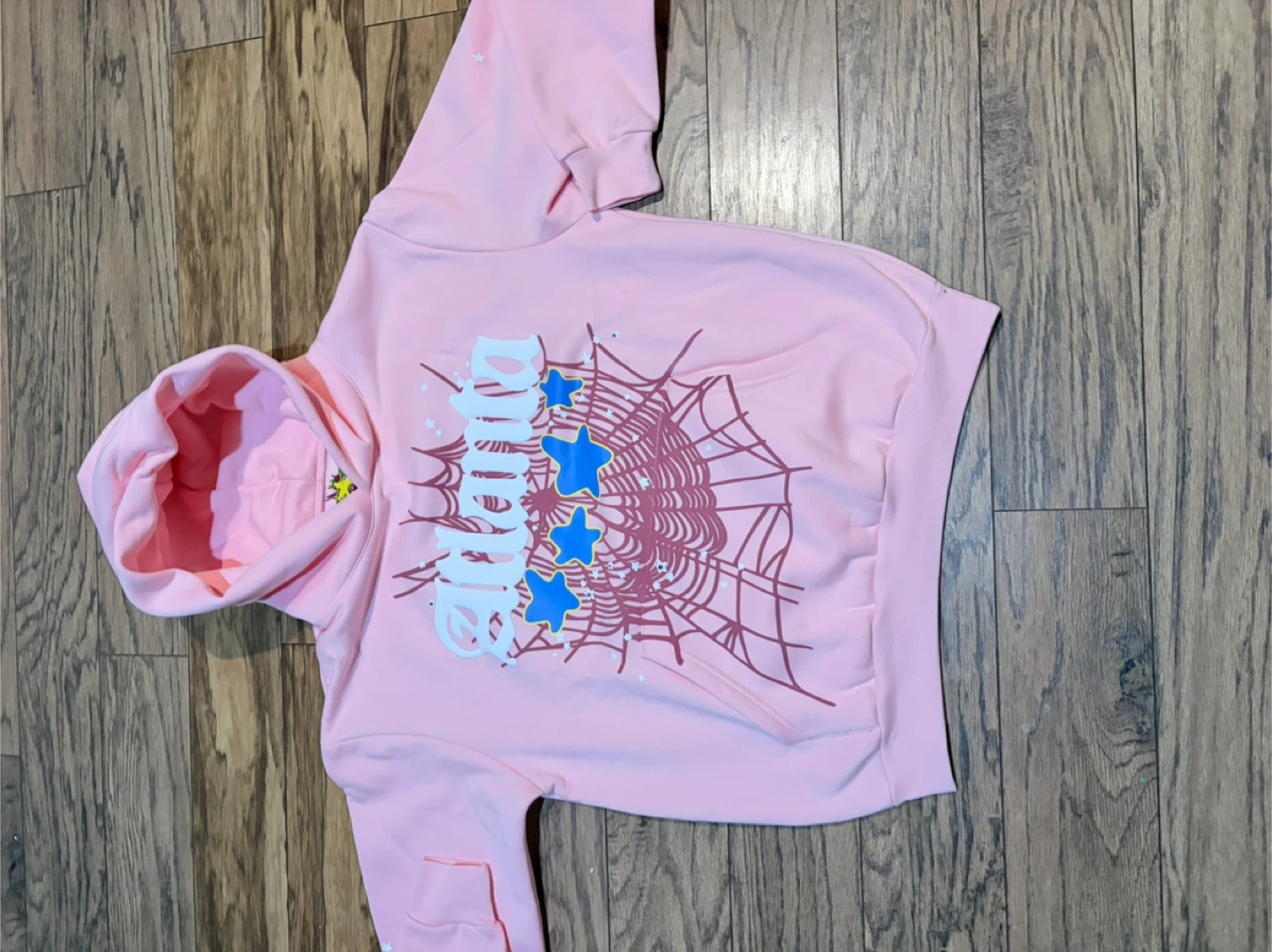 Pink Graphic Hoodie - Size M