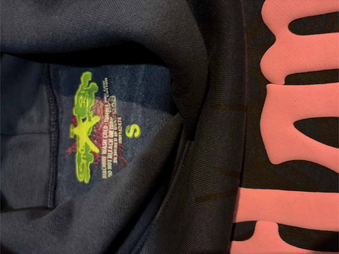 Blue Atlanta Graphic Hoodie Size S - photo 3