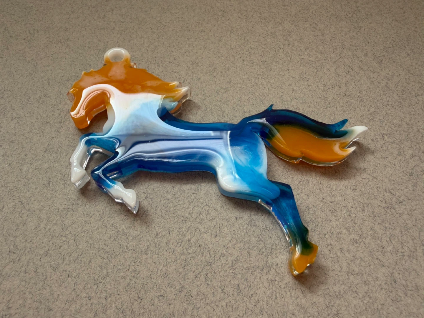 Handmade Mustang Hanging Charm - photo 4