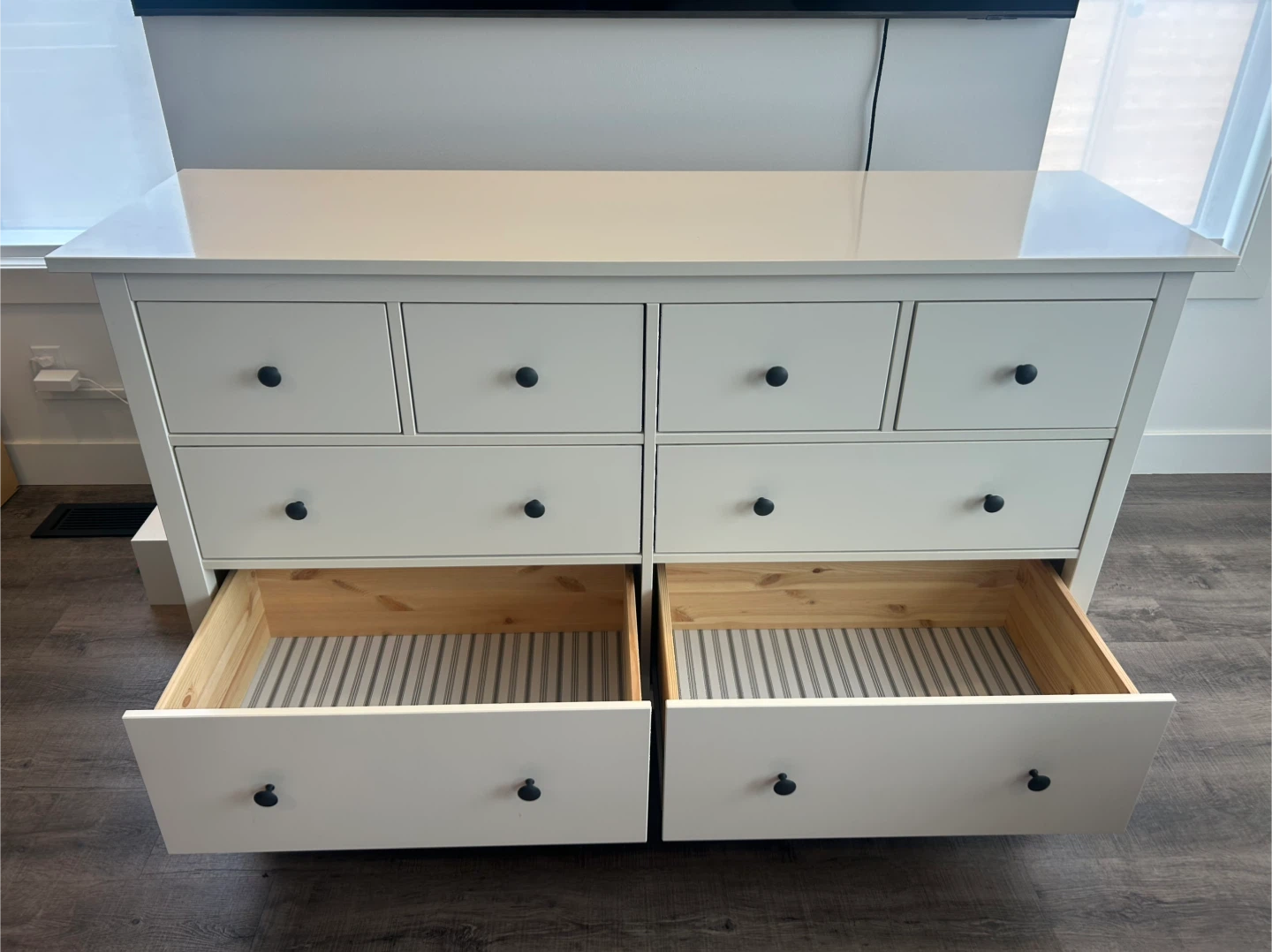 IKEA HEMNES dresser white with 8 drawers - photo 4