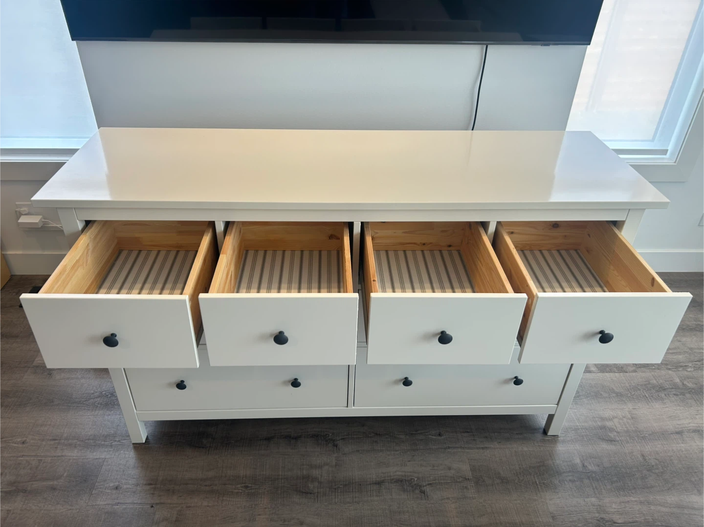 IKEA HEMNES dresser white with 8 drawers - photo 2