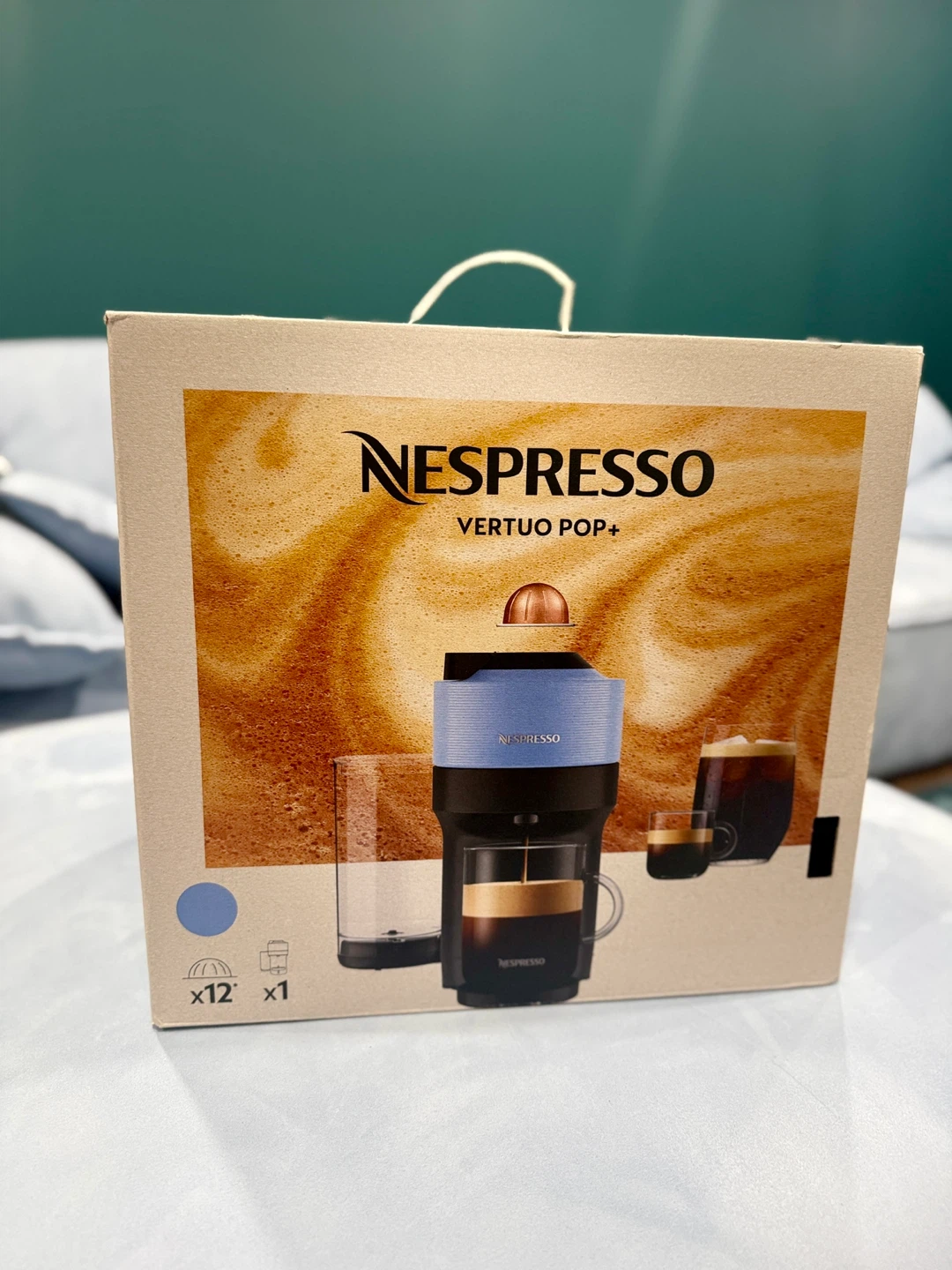 Nespresso Vertuo POP+ Coffee Machine (Blue)